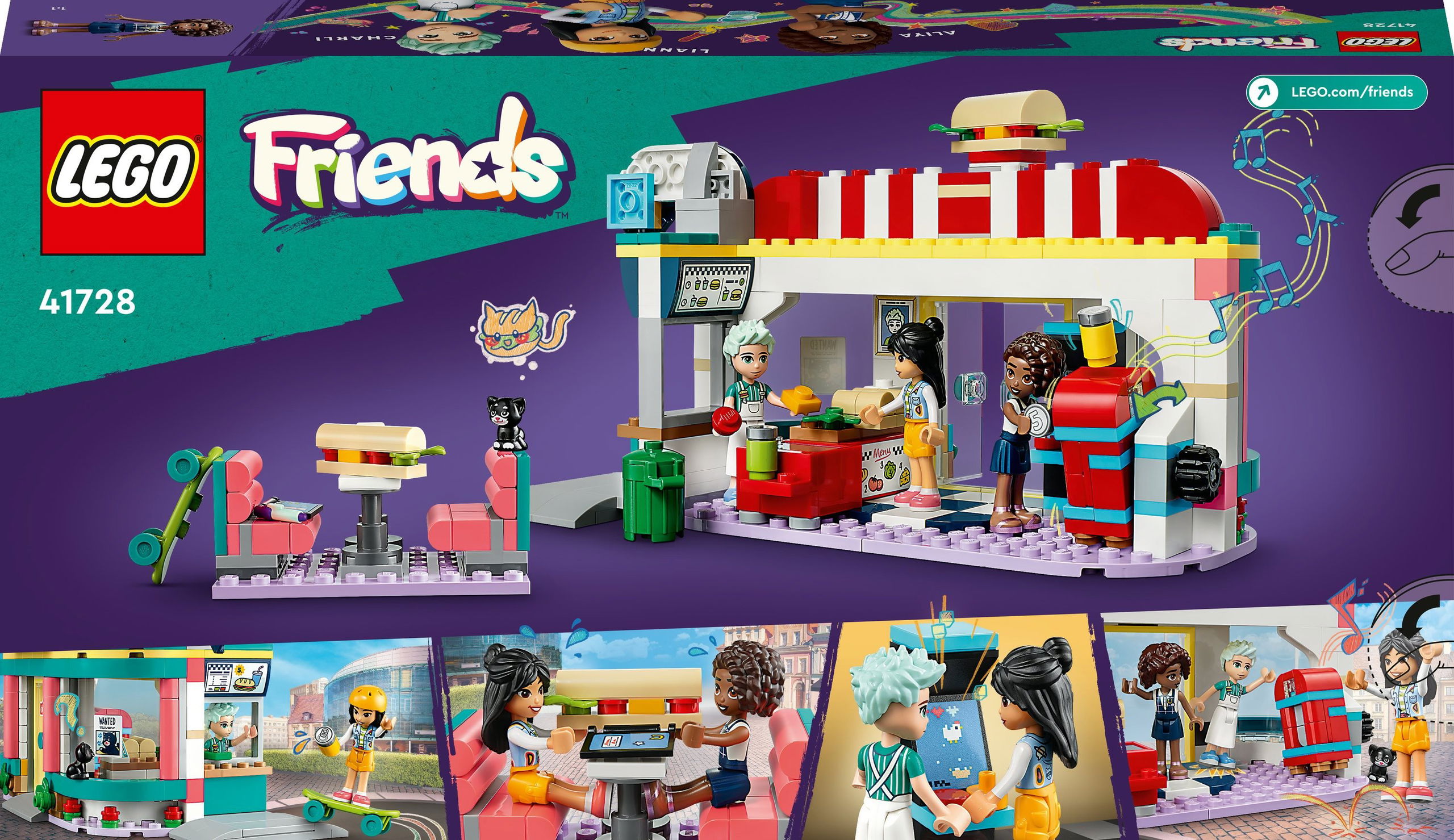 Lego friends best sale burger shop