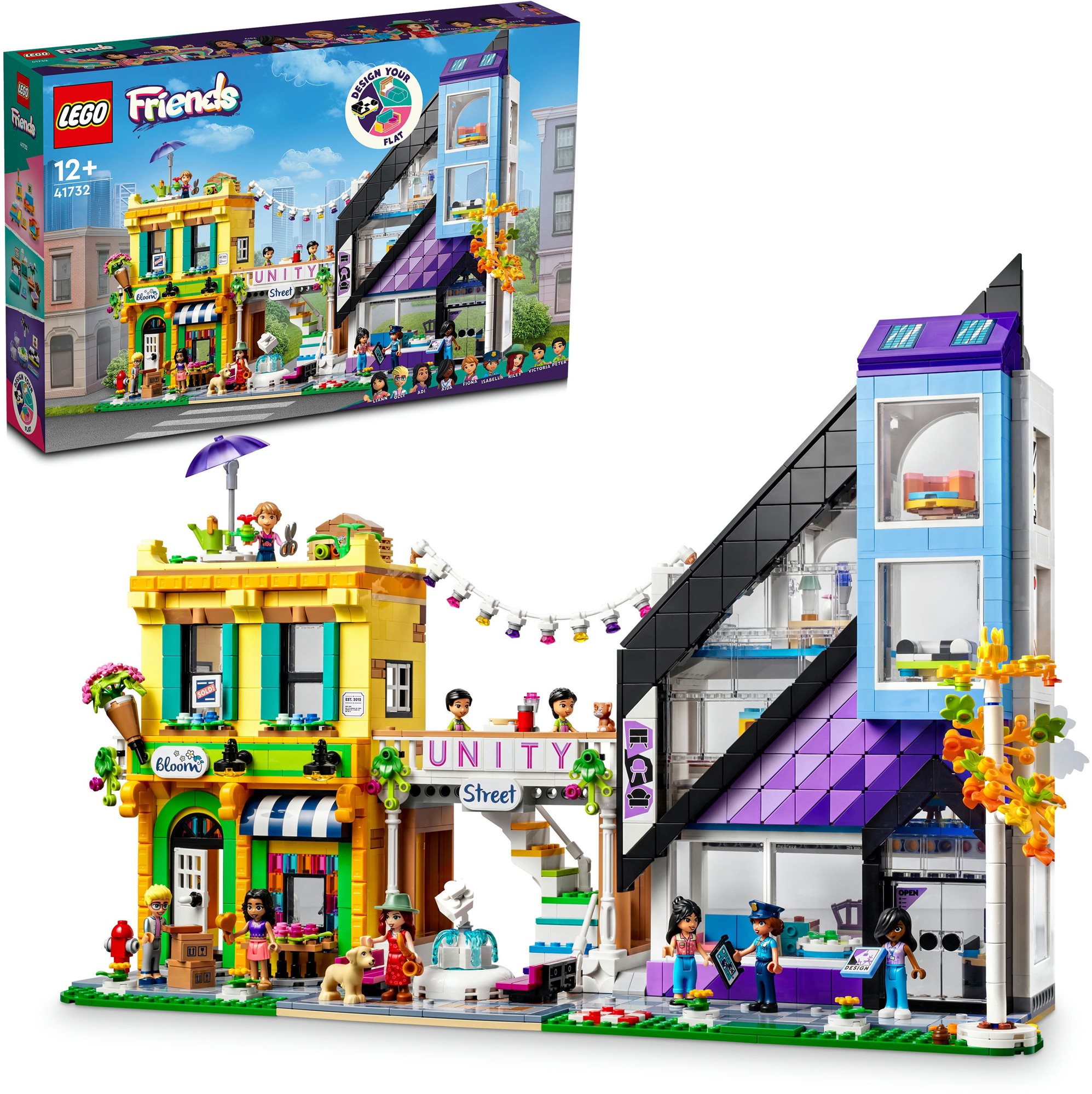 LEGO Friends 41732 Downtown Flower and Design Stores LEGO Set