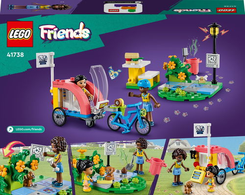 Lego Friends Dog Rescue Bike Toy, Animal Puppy Playset 41738 : Target