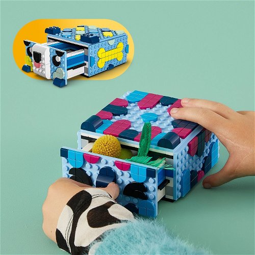LEGO® mit LEGO-Bausatz 41805 - Tier-Kreativbox DOTS Schubfach