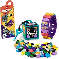 LEGO® DOTS 41945 Neon-Tiger Armband & Taschenanhänger - LEGO-Bausatz