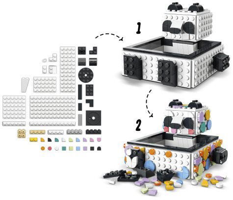 Lego best sale dots panda