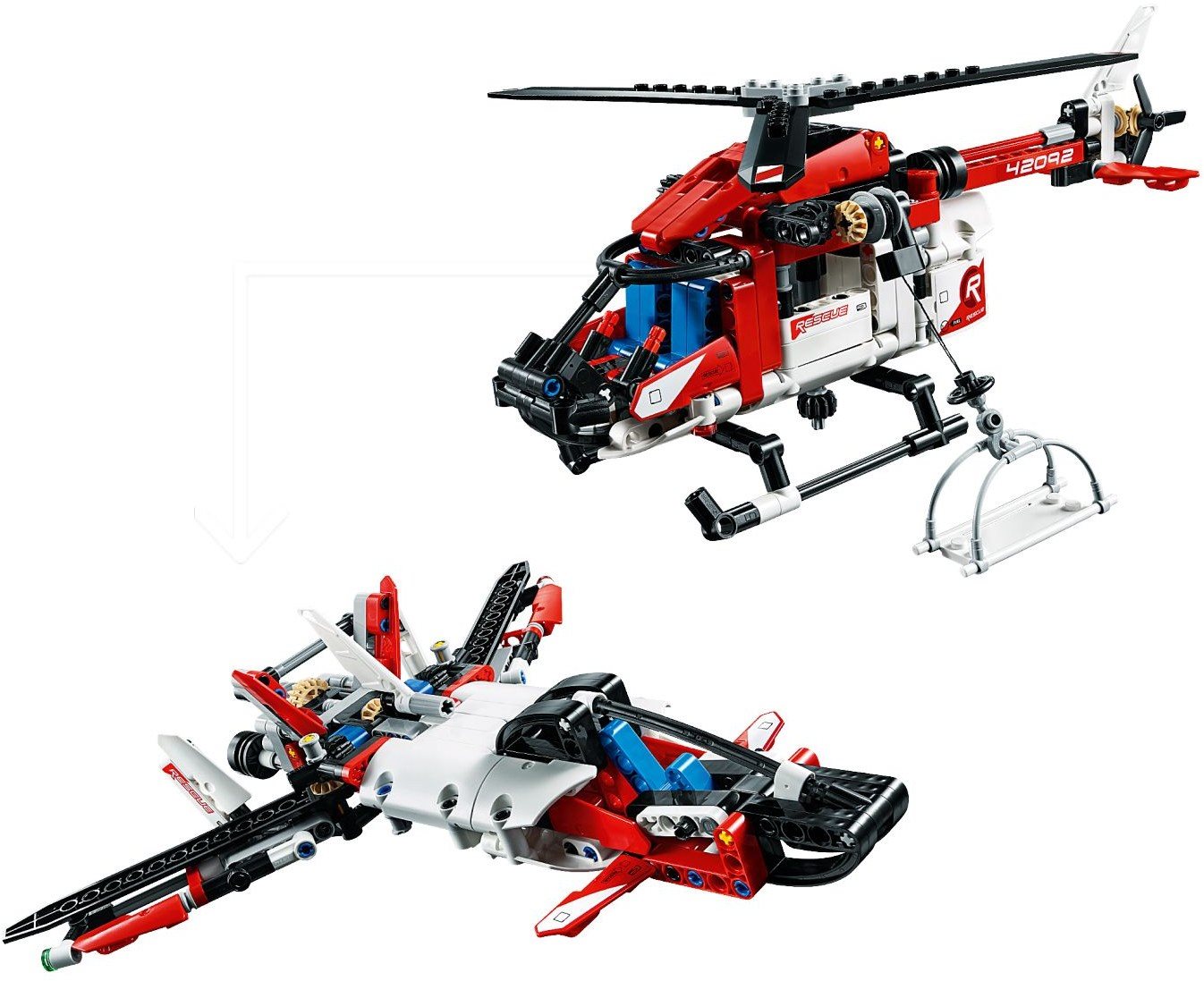 Lego technic helicóptero hot sale