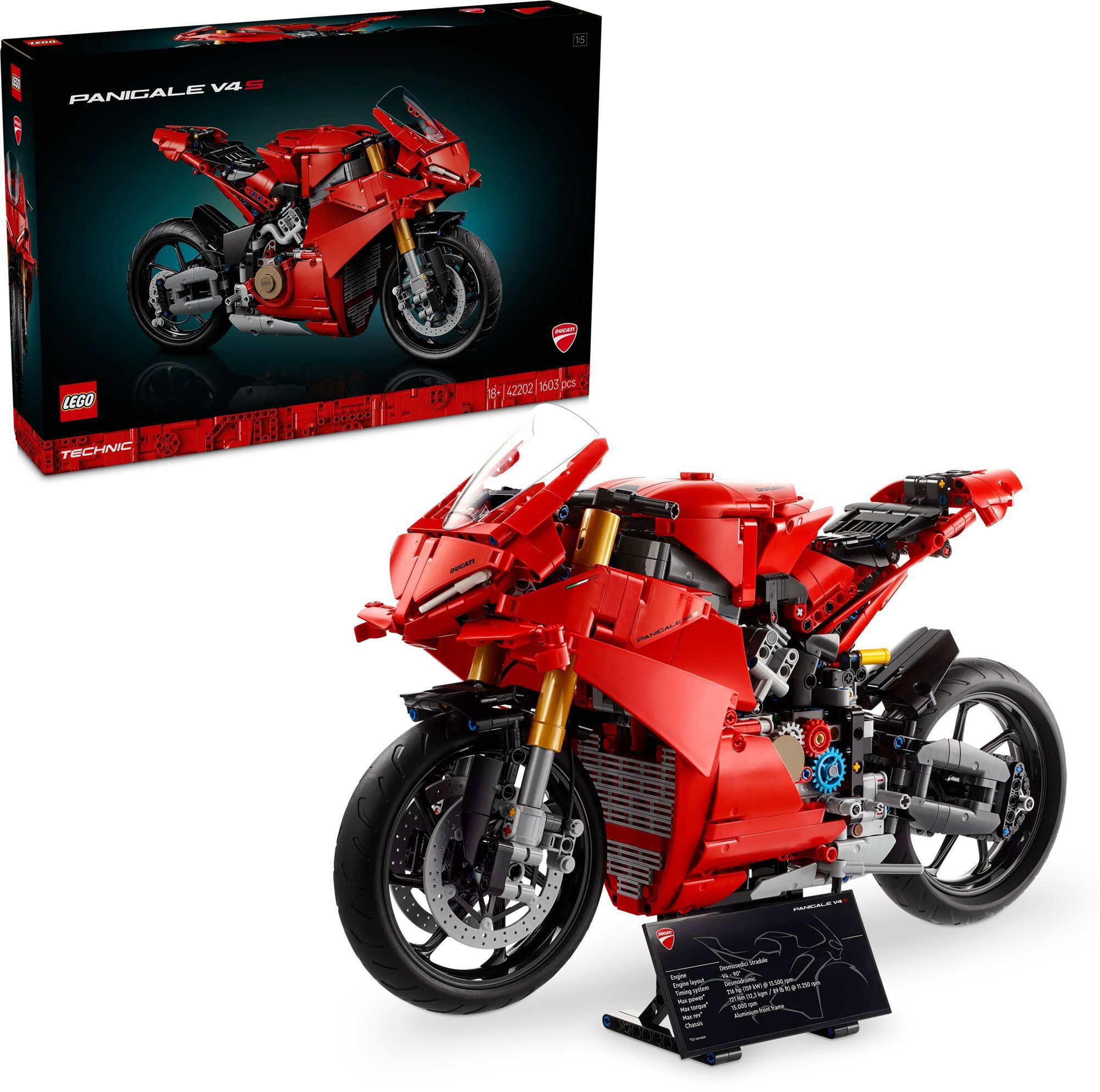 LEGO® Technic Ducati Panigale V4 S motorkerékpár 42202