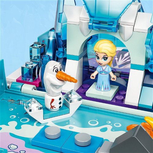 Les aventures d'Elsa et Nokk dans un livre La reine des neiges II Lego  Disney 43189