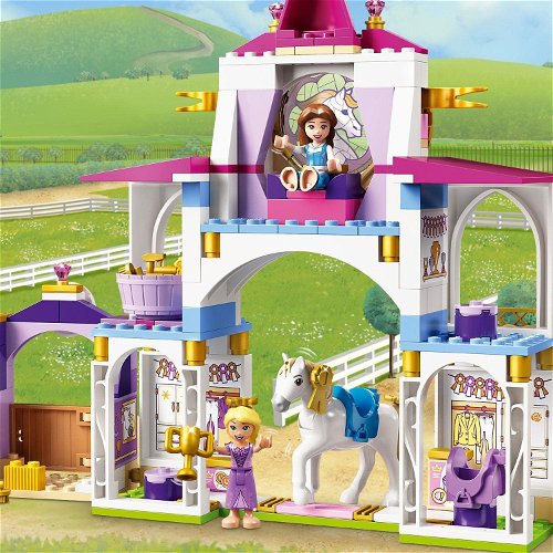 LEGO® Disney Princess™ 43195 Belles LEGO-Bausatz und Ställe königliche Rapunzels 