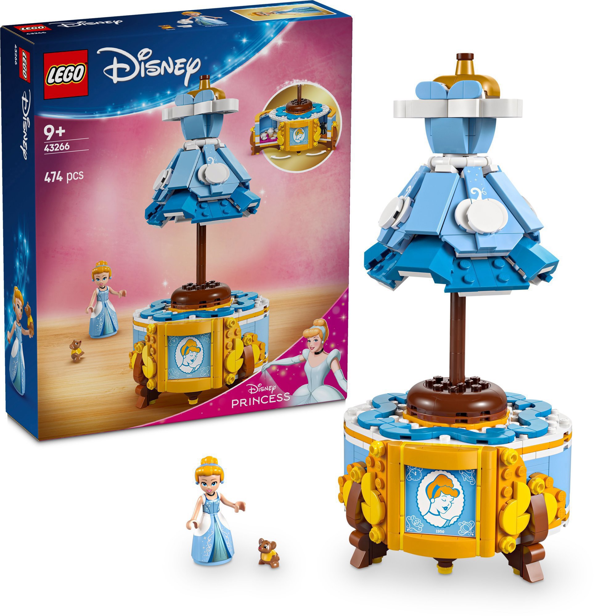 LEGO® ǀ Disney 43266 Hamupipőke ruhája