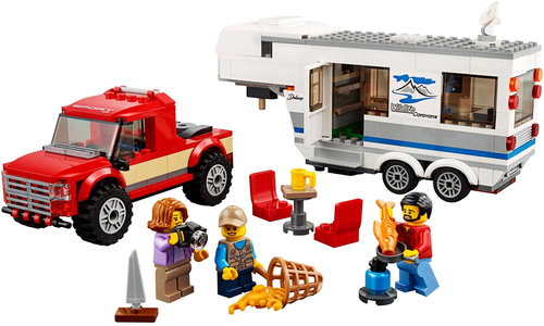 LEGO City 60182 Pickup & Wohnwagen - LEGO-Bausatz - Hauptbild