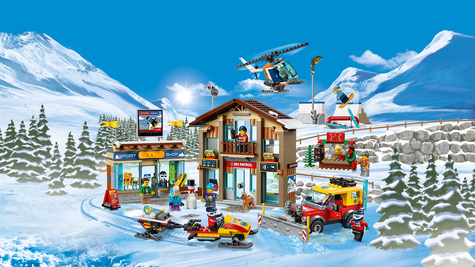 LEGO City Town 60203 Ski Resort - LEGO Set | Alza.cz