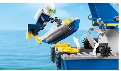 Lego police best sale boat set