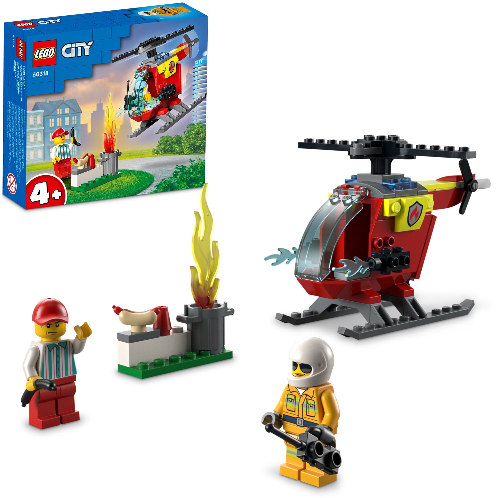 Lego city helicopter discount set