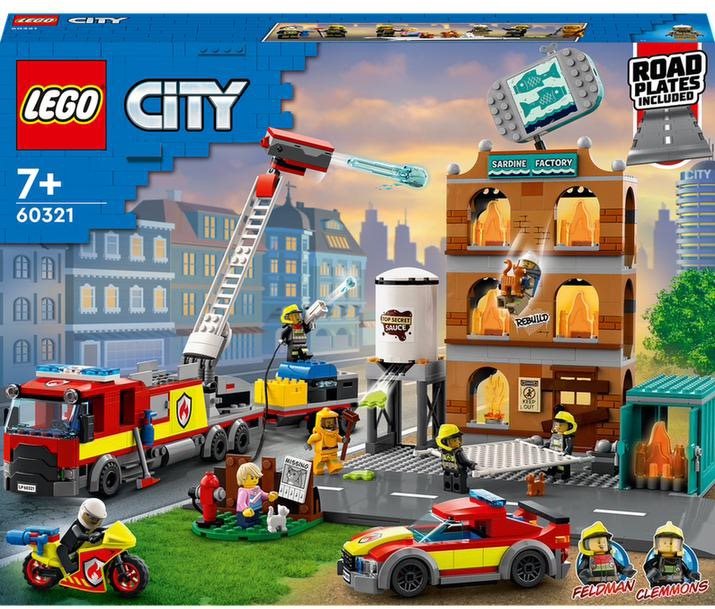 Fire engine best sale lego set