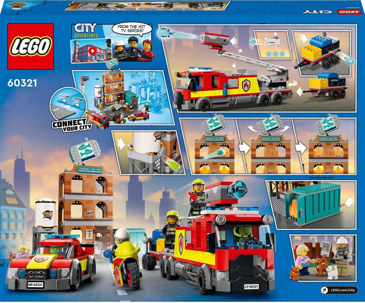 LEGO® City 60321 Fire Brigade - LEGO Set | Alza.cz