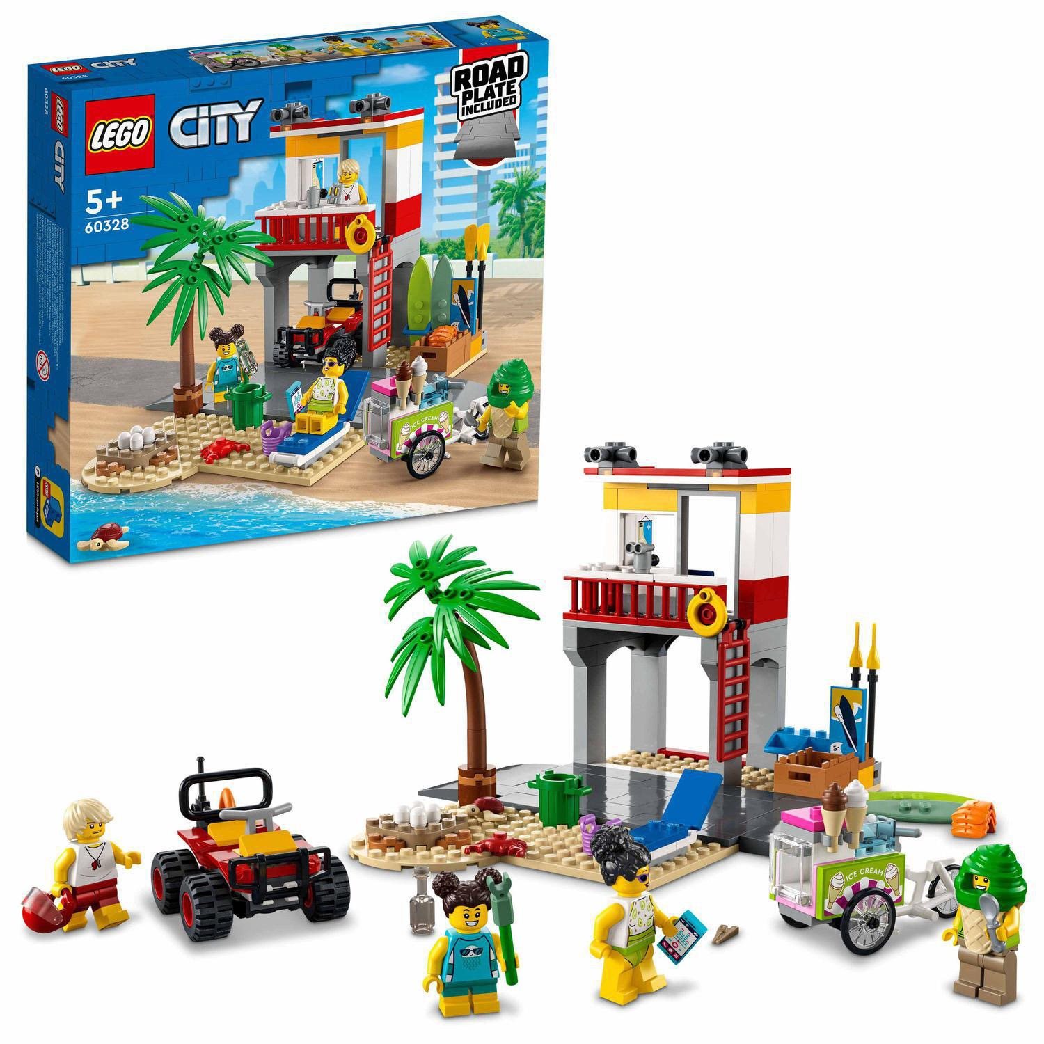 LEGO City 60328 Beach Lifeguard Station LEGO Set alza.sk