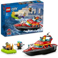 LEGO stavebnica LEGO® City 60373 Hasičská záchranárska loď a čln - LEGO stavebnice
