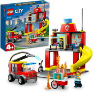 LEGO® City 60375 Hasičská stanice a auto hasičů - LEGO stavebnice