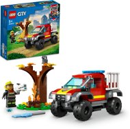 LEGO® City 60393 Hasičské terénne auto 4x4 - LEGO stavebnica