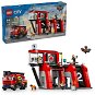 LEGO stavebnica LEGO® City 60414 Hasičská stanica s hasičským vozidlom - LEGO stavebnice