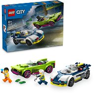 LEGO-Bausatz LEGO® City 60415 Verfolgungsjagd mit Polizeiauto und Muscle Car - LEGO stavebnice