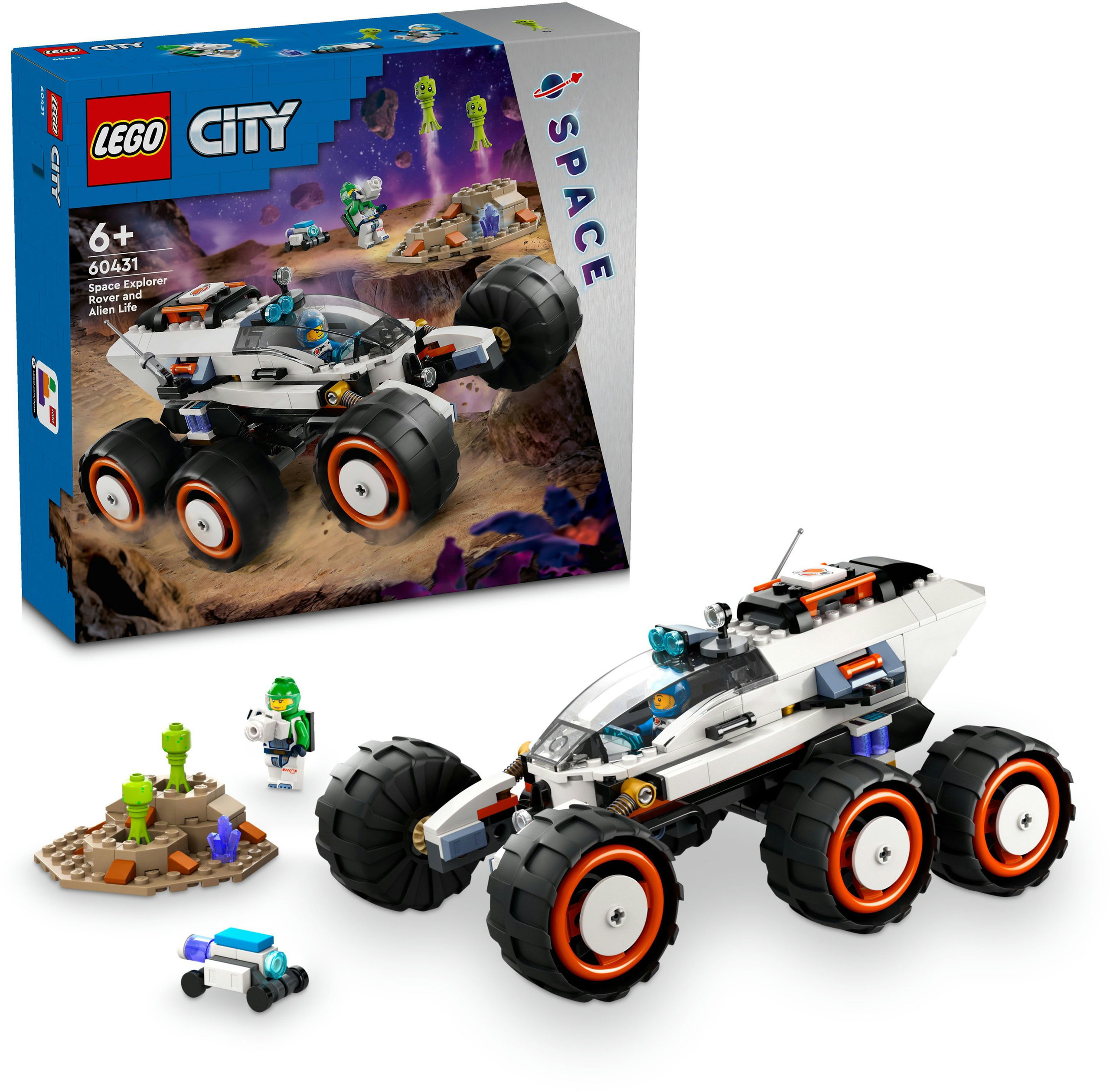 LEGO® City 60431 Űrfelfedező jármű és a földönkívüliek