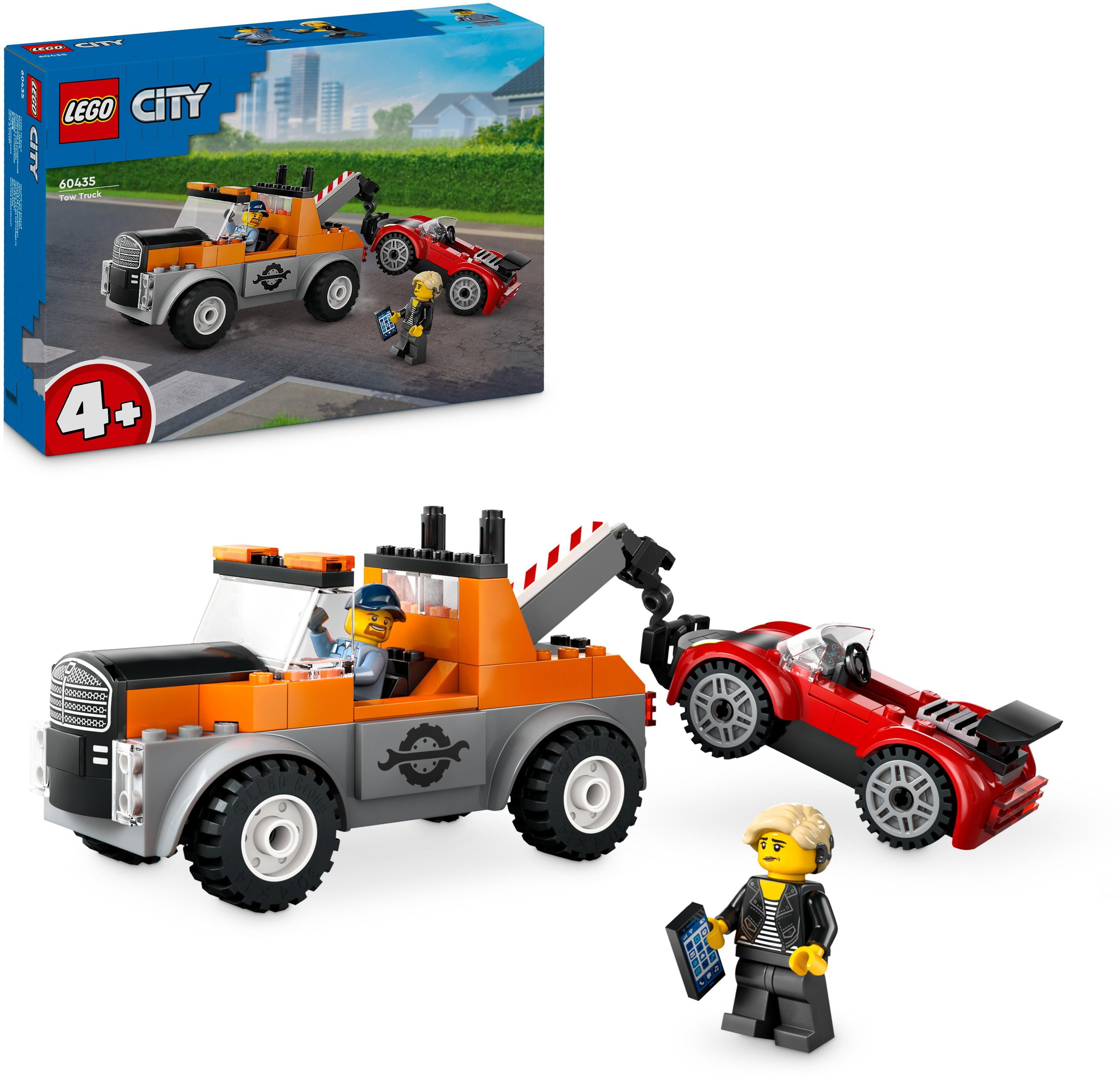 LEGO® City 60435 Vontató és sportautószerviz