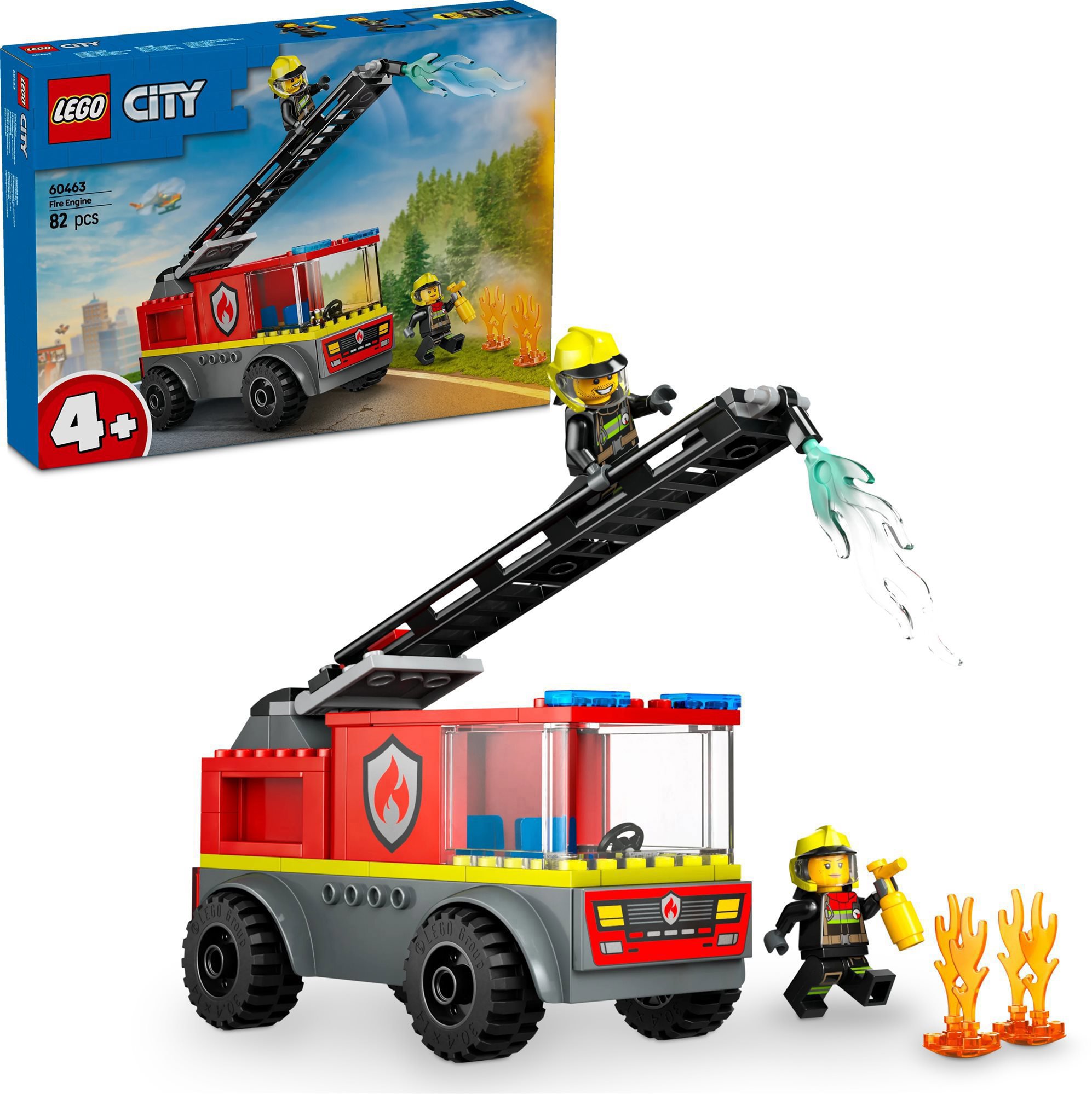 LEGO® City Létrás tűzoltóautó 60463
