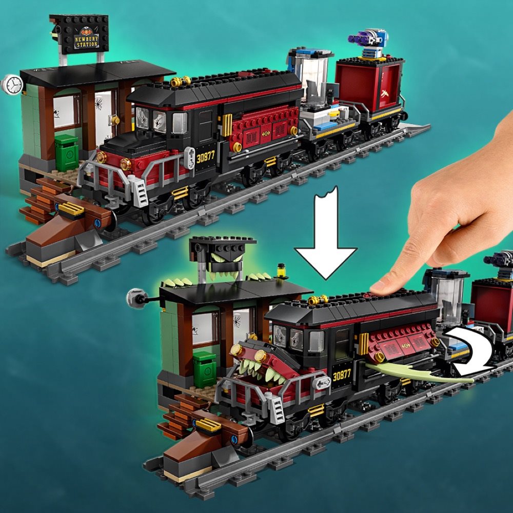 Lego hidden side train online