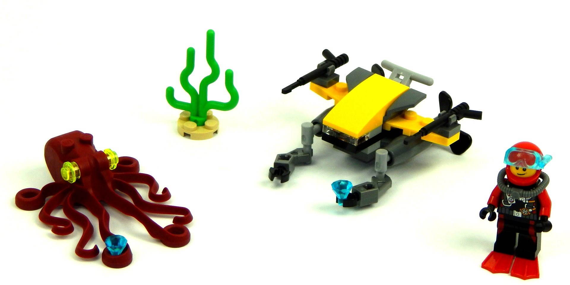 Lego deep best sale sea scuba scooter