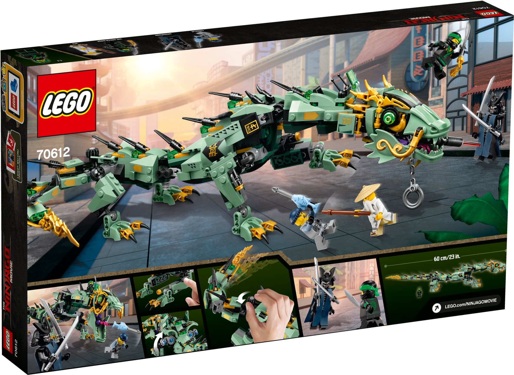 Lego ninjago outlet green dragon set