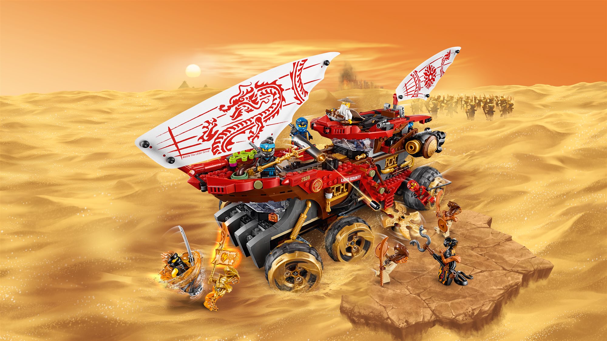 Ninjago season 11 land hot sale bounty