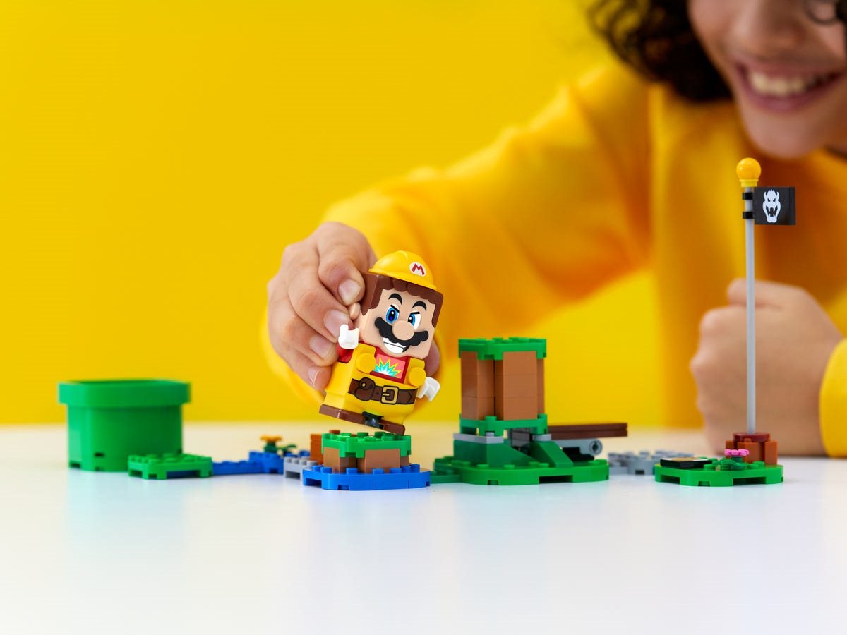 Mario discount builder lego