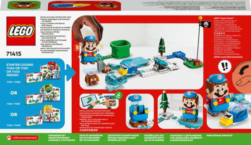 Ice Mario Suit and Frozen World Expansion Set 71415, LEGO® Super Mario™