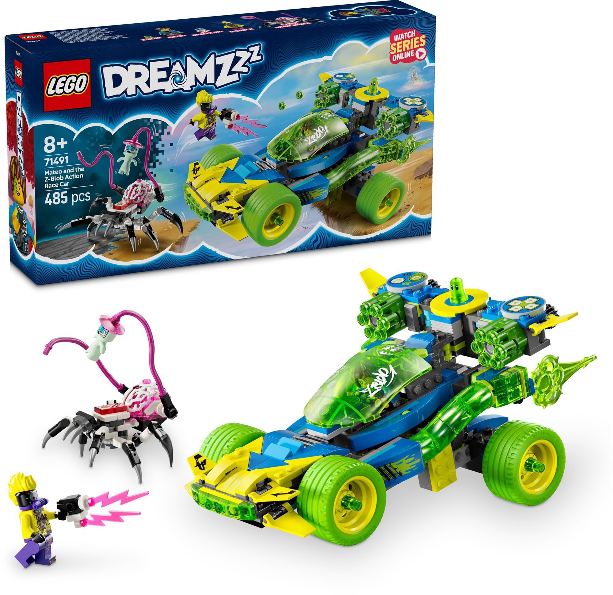 LEGO® DREAMZzz™ Mateo és Z-Blob versenyautója 71491