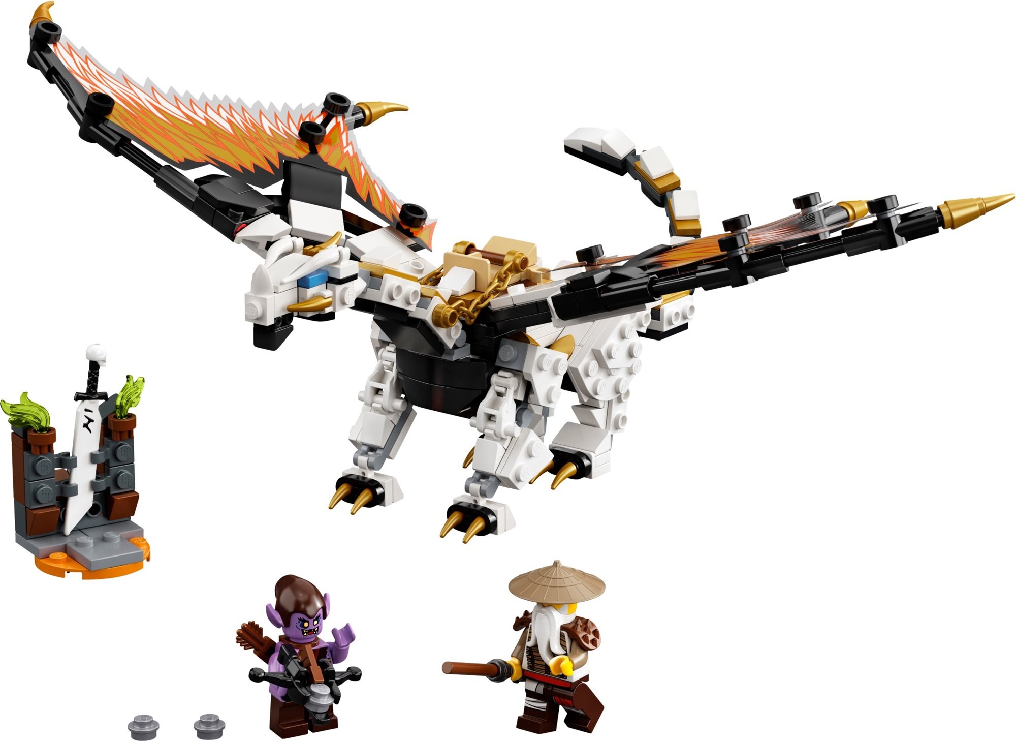 Lego ninjago wu's battle dragon 71718 sale