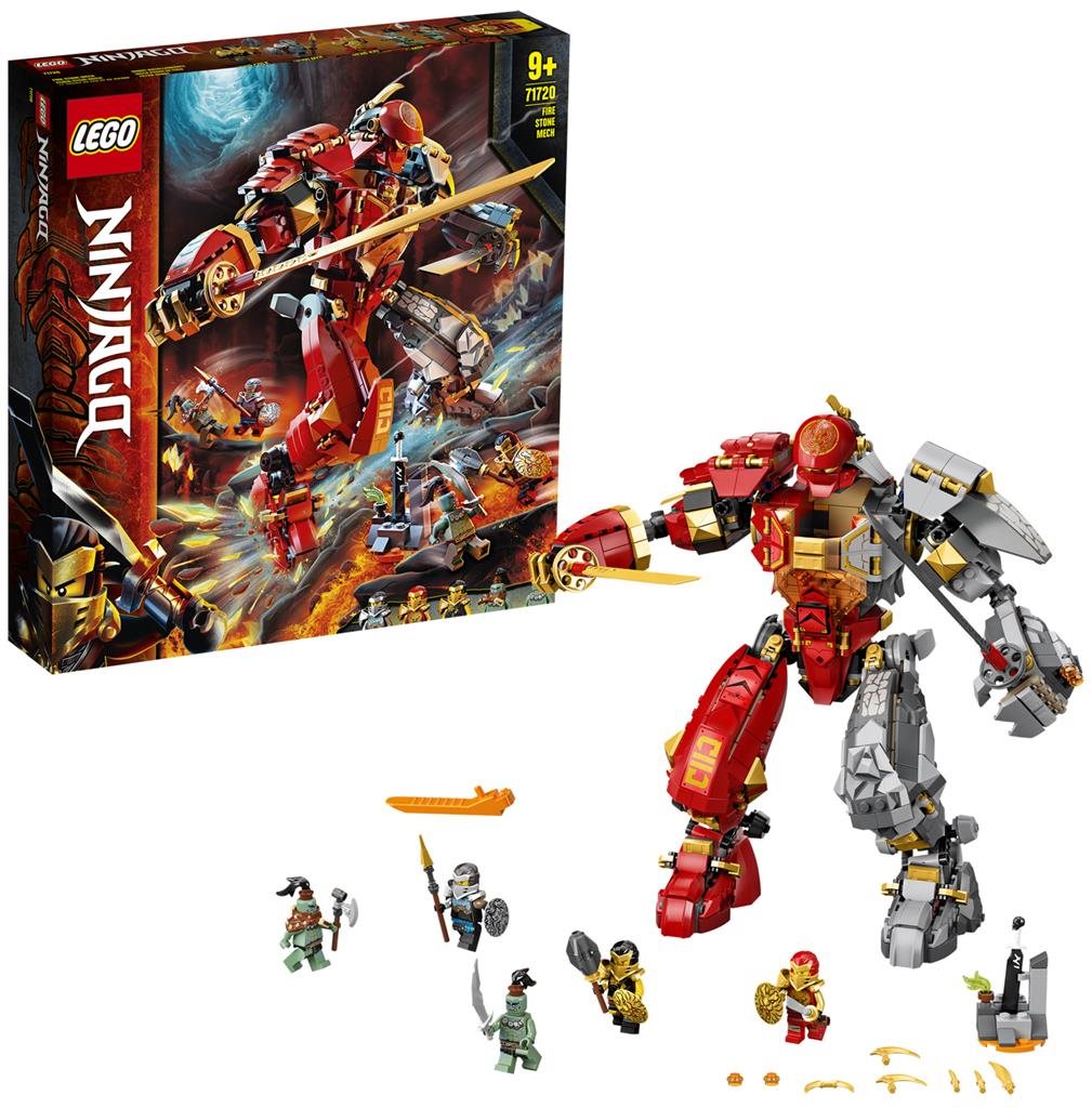 Lego ninjago fire stone mech outlet instructions