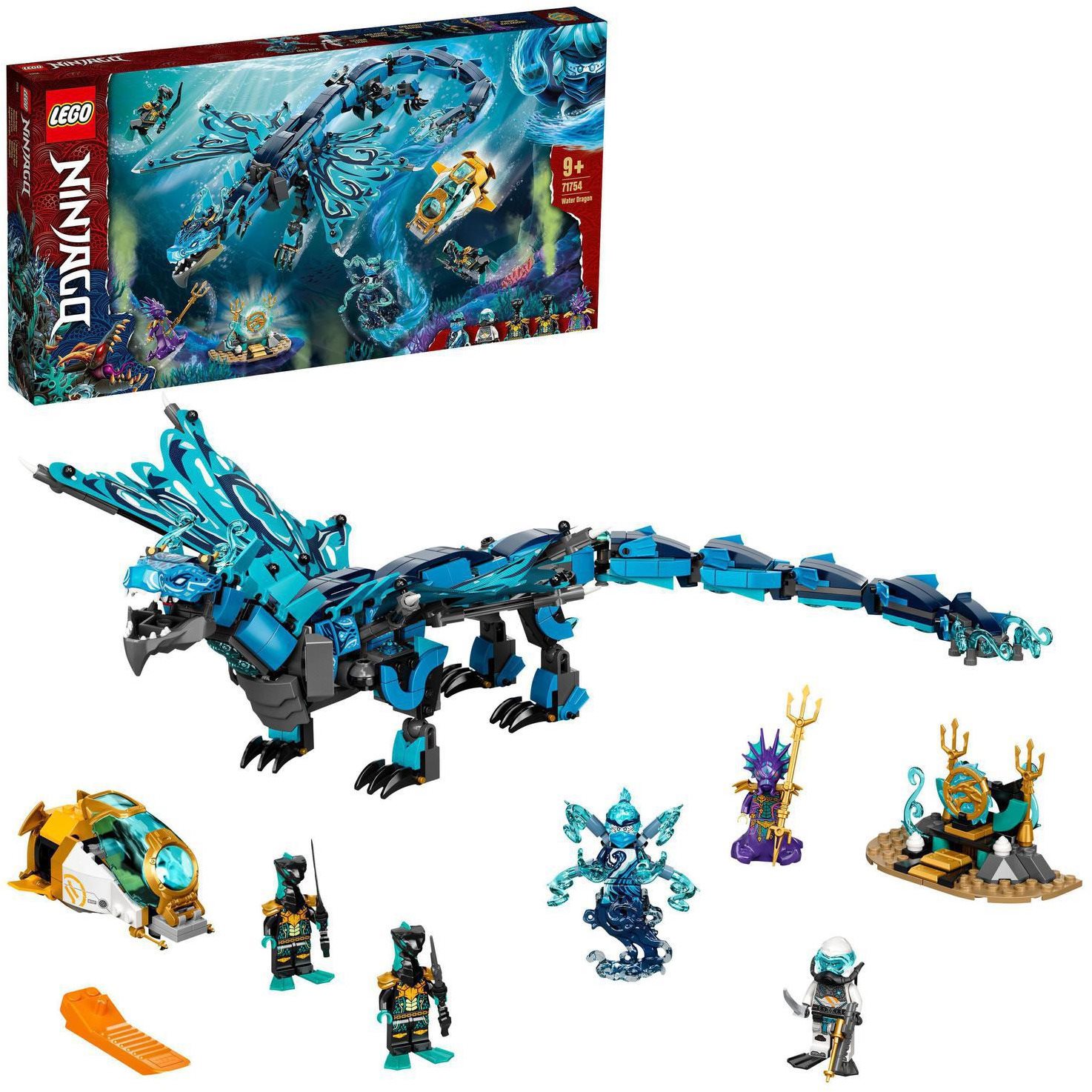 LEGO NINJAGO 71754 Water Dragon LEGO Set Alza.cz