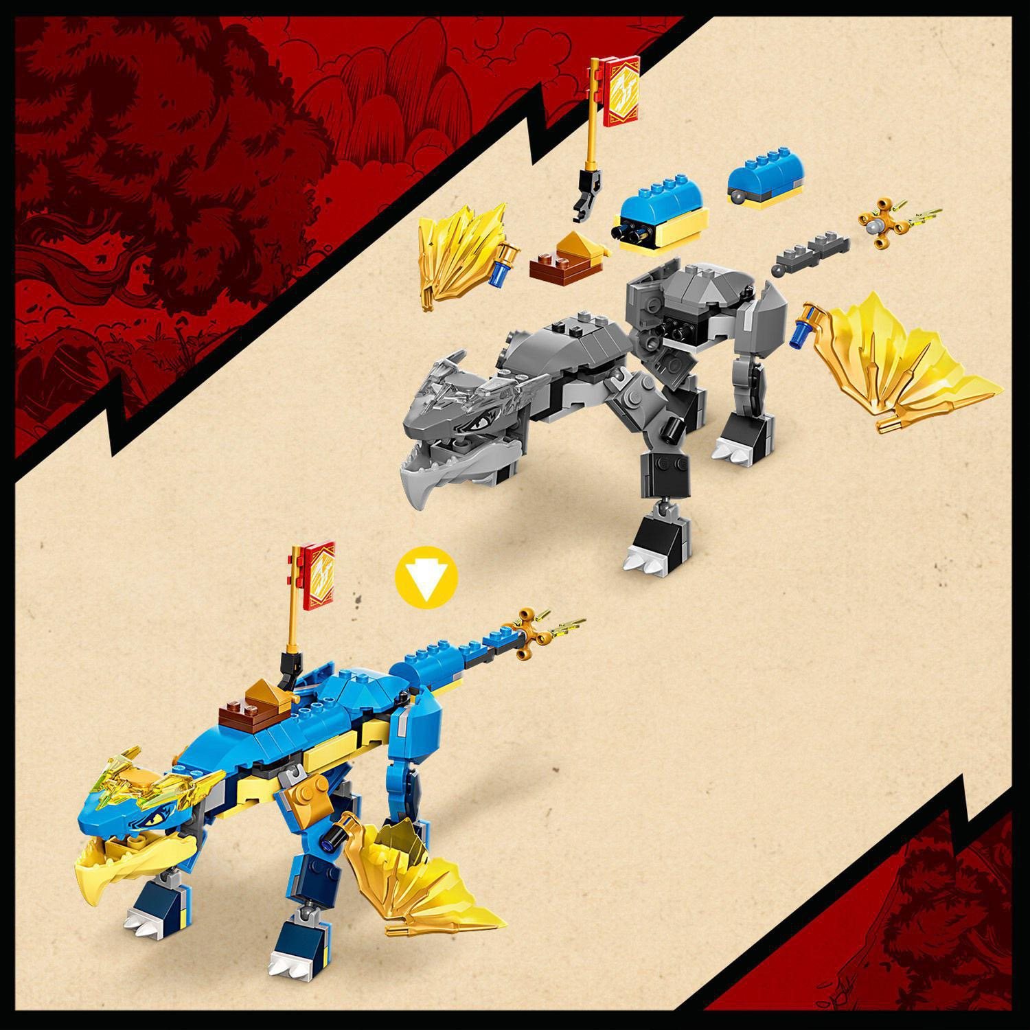 LEGO NINJAGO 71760 Jay s Thunder Dragon EVO LEGO Set alza