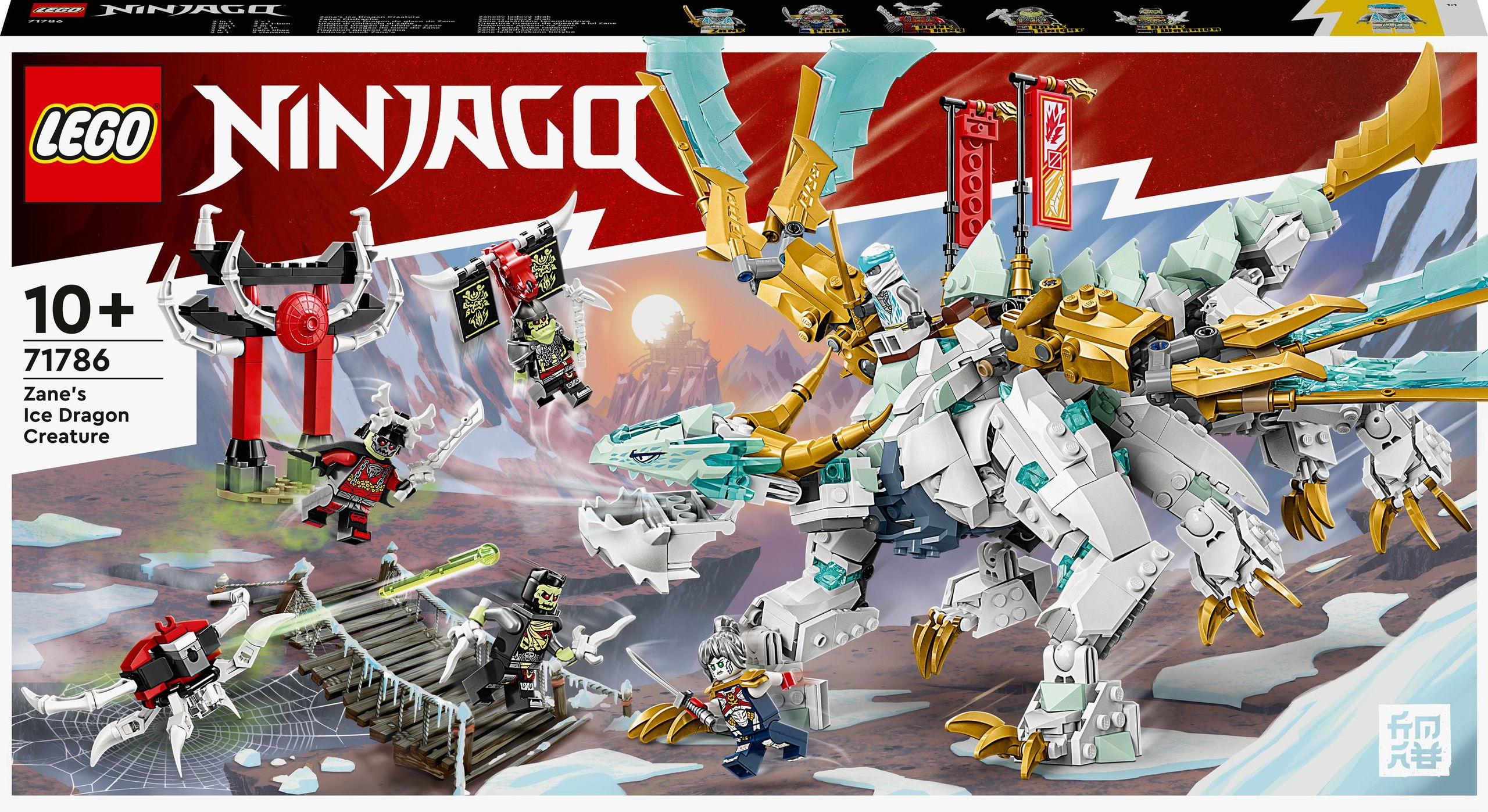 LEGO NINJAGO 71786 Zane s Ice Dragon Creature LEGO Set Alza.cz