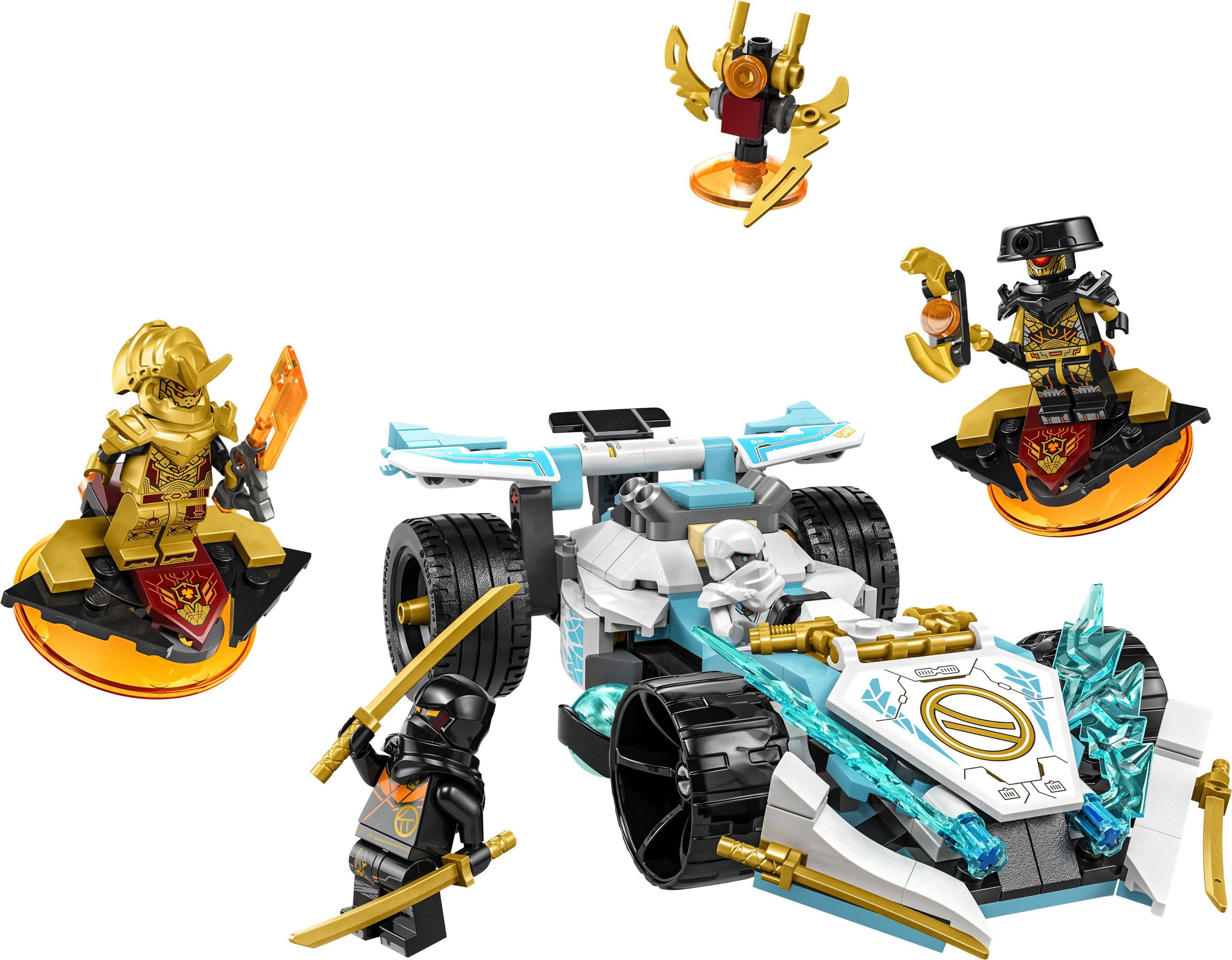 LEGO® NINJAGO® 71791 Zane's Dragon Power Spinjitzu Race Car - LEGO 