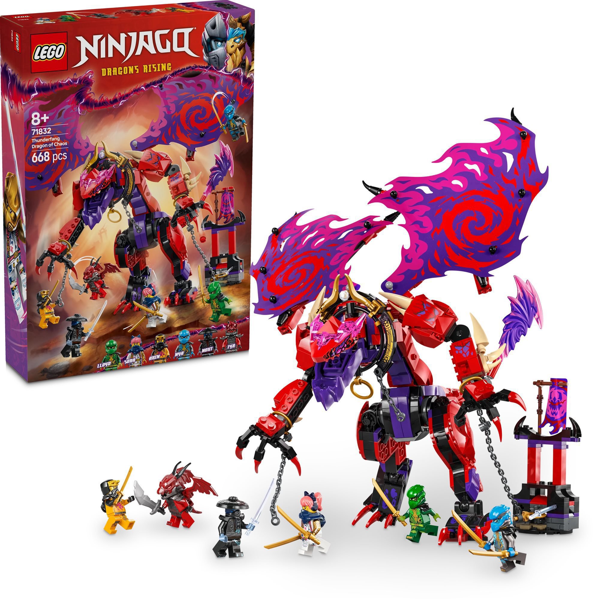 LEGO stavebnice LEGO® NINJAGO® 71832 Drak chaosu Thunderfang