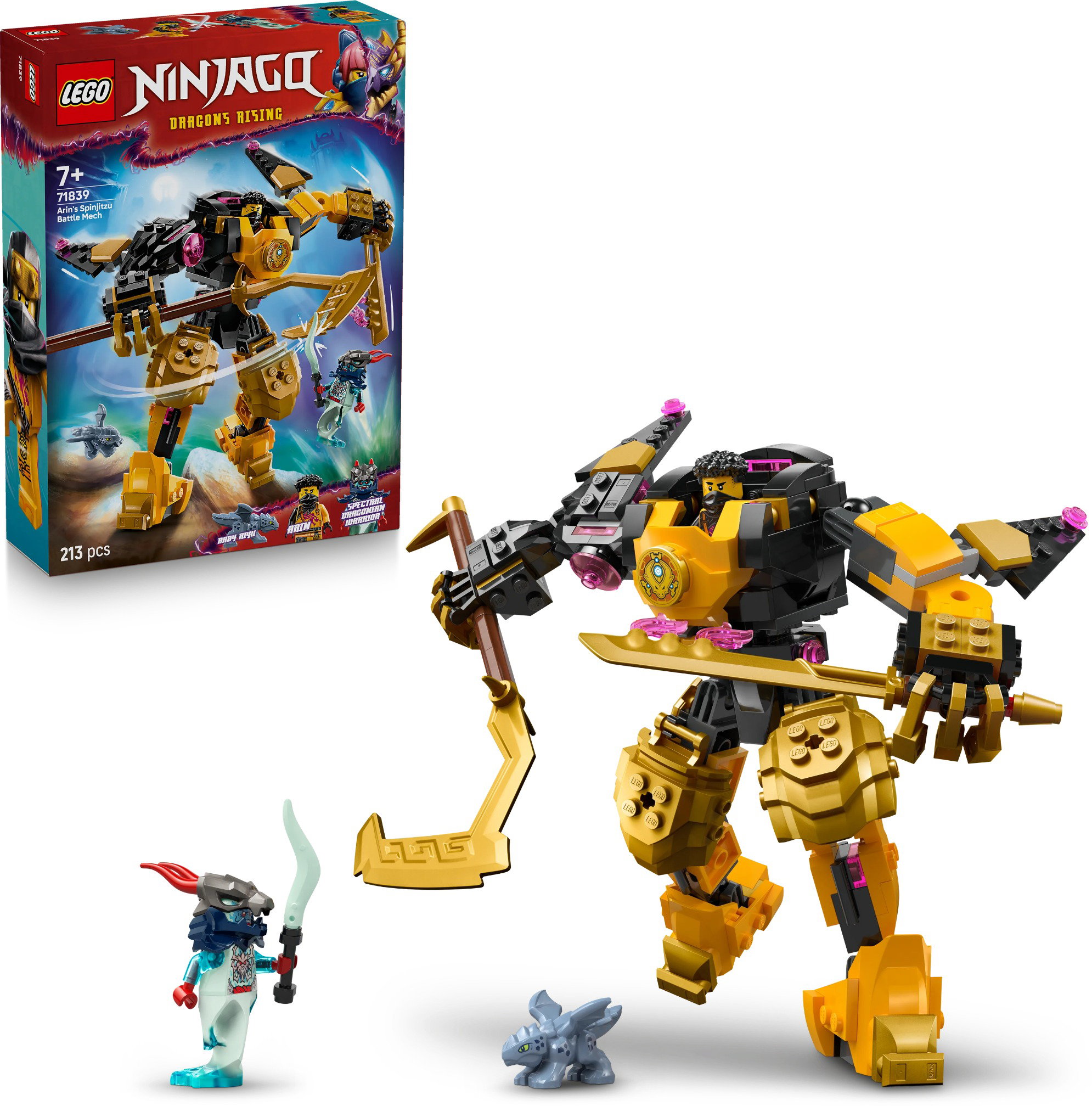 LEGO stavebnice LEGO® NINJAGO® 71839 Arin a bojový robot Spinjitzu
