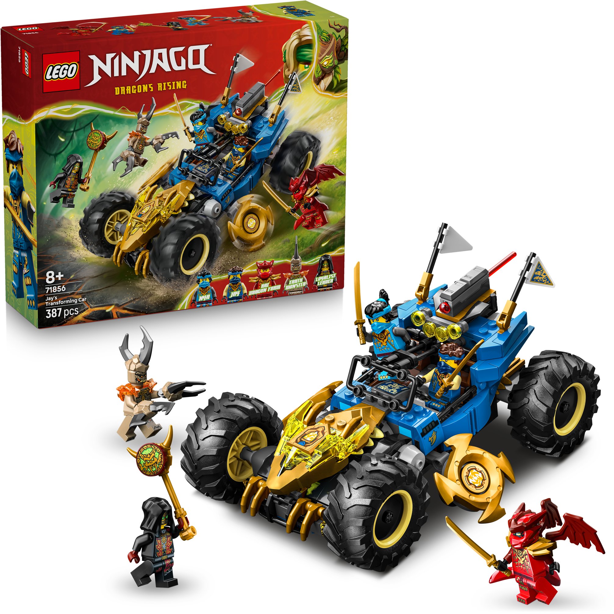 LEGO stavebnice LEGO® NINJAGO® 71856 Jay a jeho transformační auto