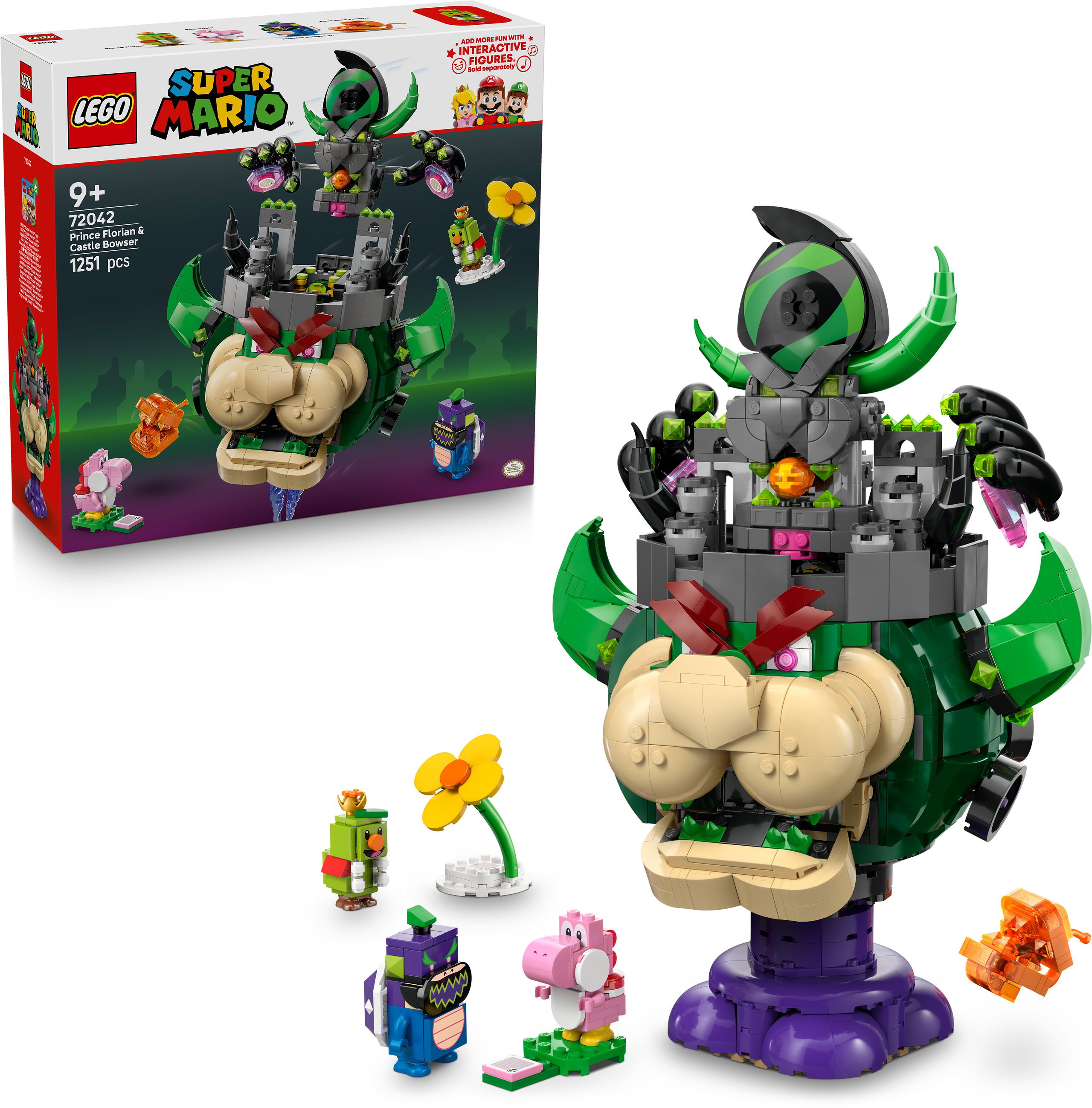 LEGO® Super Mario™ Prince Florian és Castle Bowser 72042
