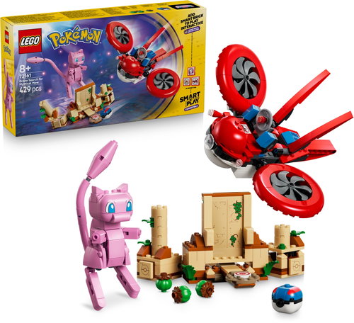 LEGO® Pokémon™ 72161 SMART Play™: Mytický Mew – pátrání dronem - LEGO Set - Main image