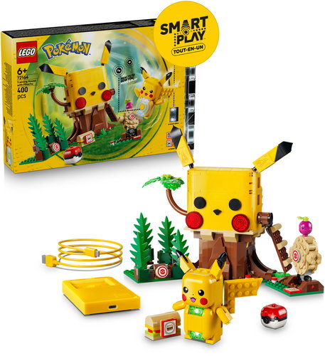 LEGO® Pokémon™ 72164 SMART Play™: Tréninkový dům a Pikachu - LEGO Set - Main image