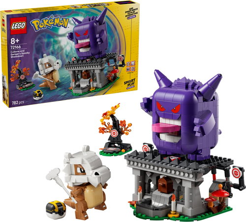 LEGO® Pokémon™ 72166 SMART Play™: Strašidelný souboj – Cubone a Gengar - LEGO Set - Main image