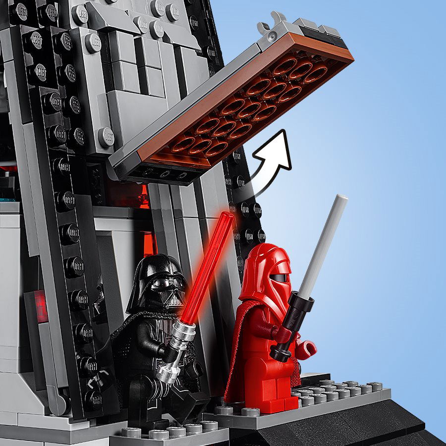 Lego darth vader castle best sale alternate build