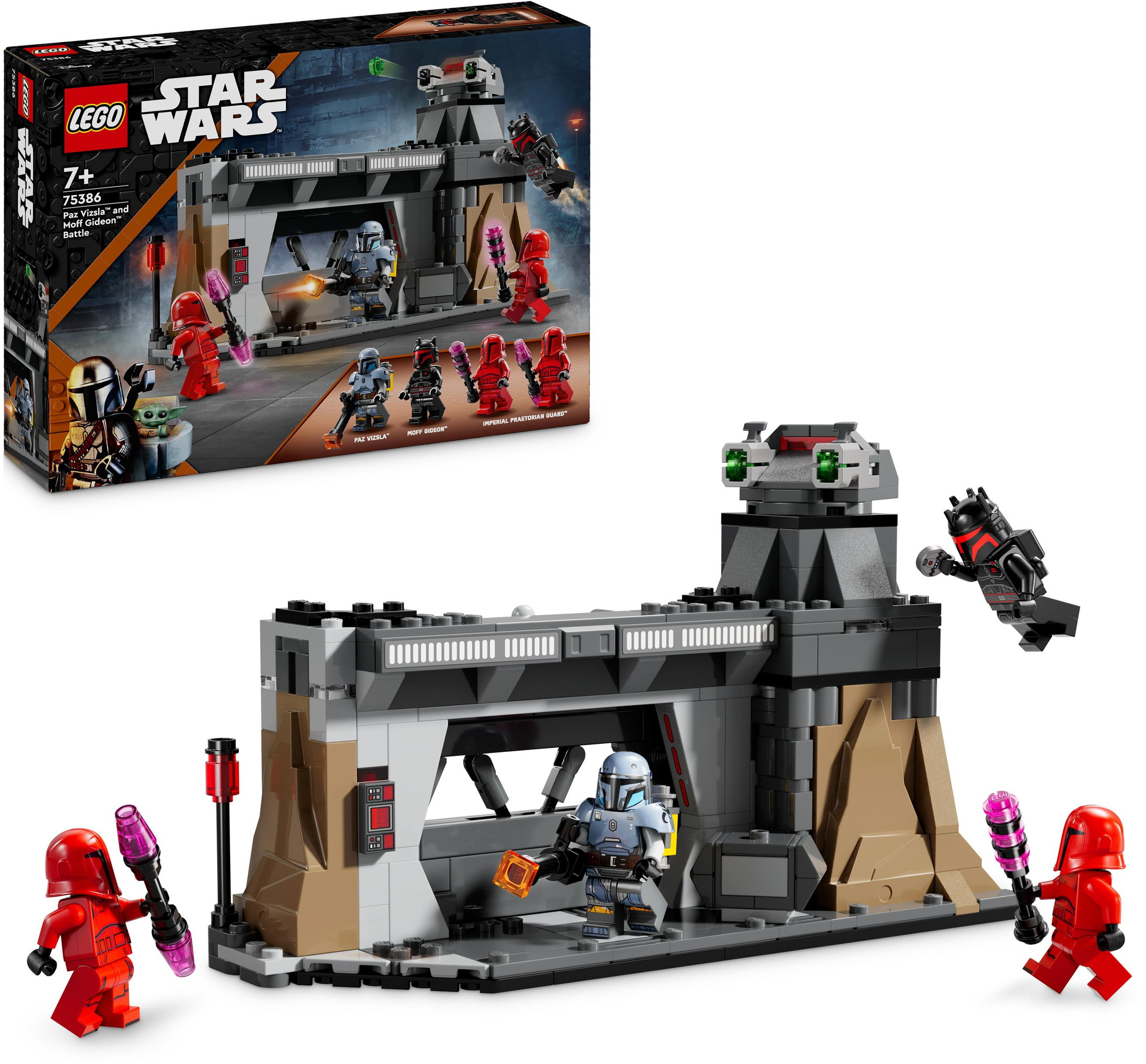 LEGO® Star Wars™ 75386 Paz Vizsla™ és Moff Gideon™ csatája