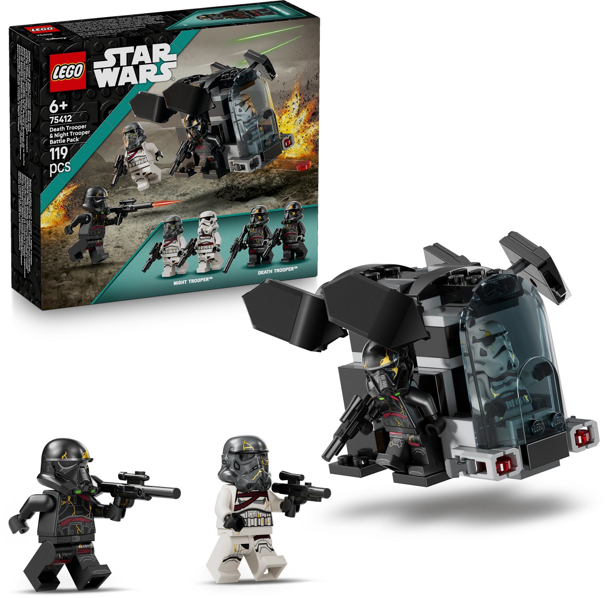 LEGO stavebnice LEGO® Star Wars™ 75412 Bitevní balíček: Death Trooper a Night Trooper