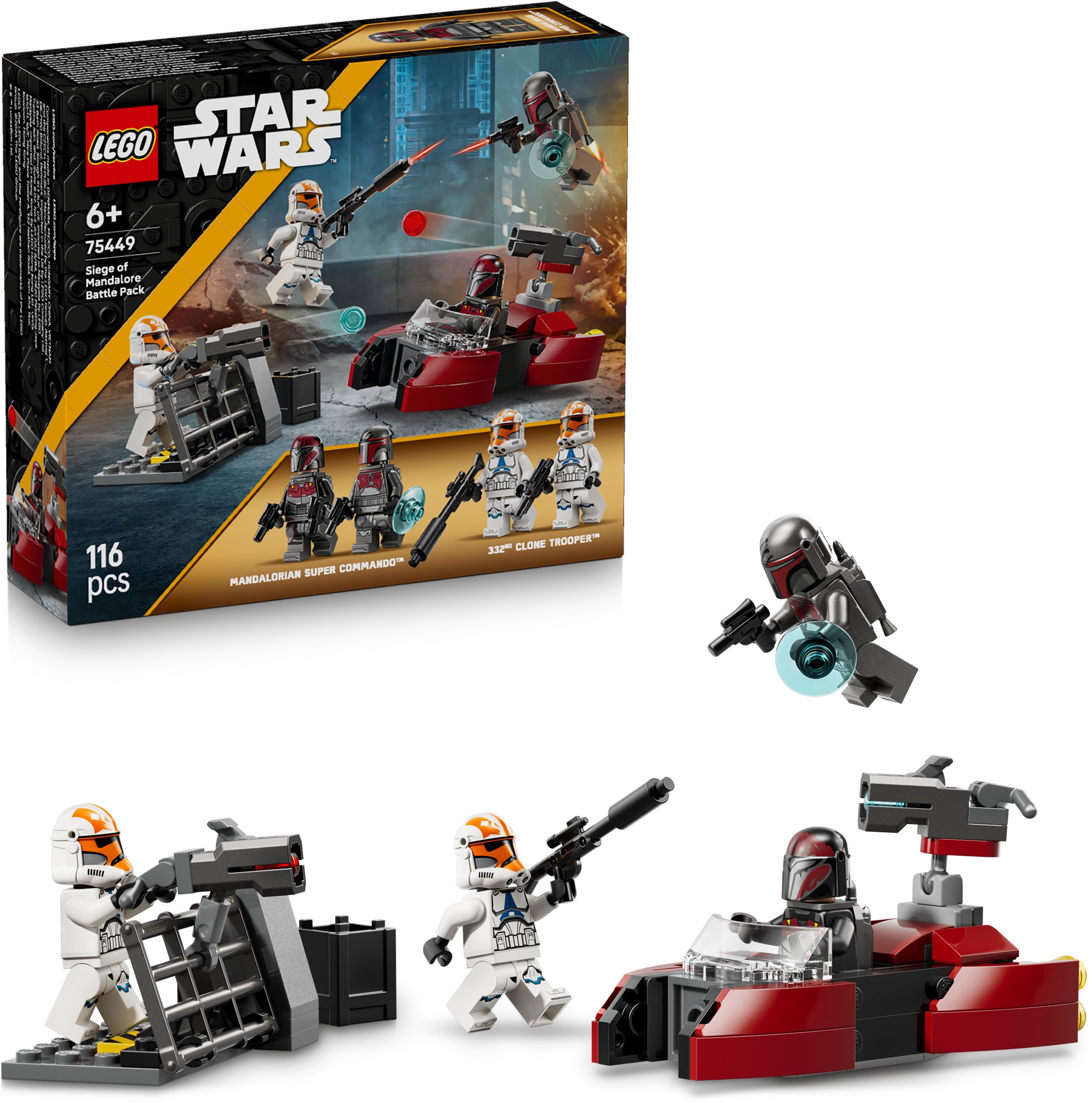 LEGO stavebnice LEGO® Star Wars™ 75449 Bitevní balíček obléhání Mandalore